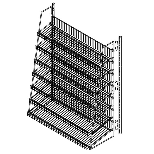 Wire Candy Snack Rack, 7 Tier